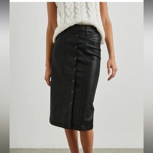 Broadway Skirt Coated Noir Size 29 never worn no tags!